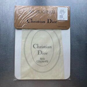 NWT Vintage Christian Dior 100% Silk Stockings Unopened - Size 9 1/2 - 10